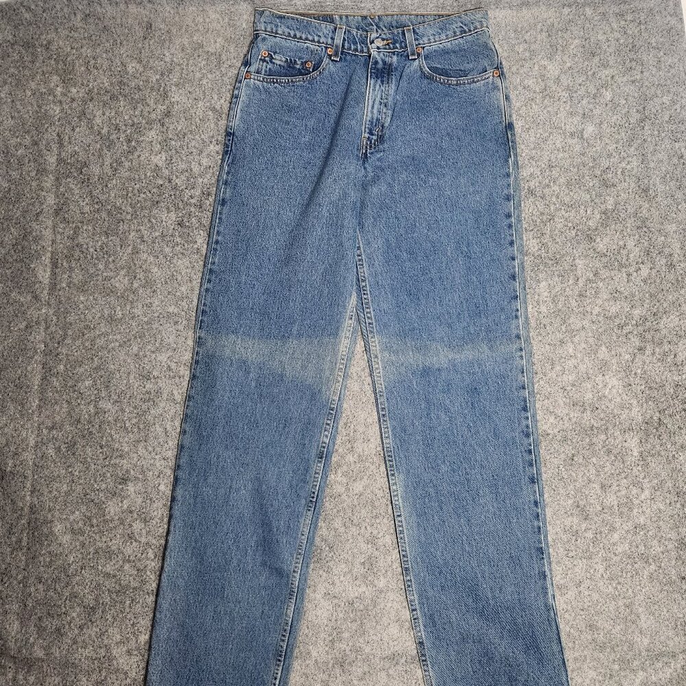 Levis 550 Red Tab VTG 80s Jeans New Men 33x36 Blue Medium Wash Faded Relaxed Fit